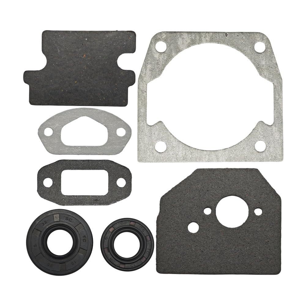 Kit Joint Admission Carburateur Cylindre et Joint Huile Tronçonneuse 45cc 52cc 58cc