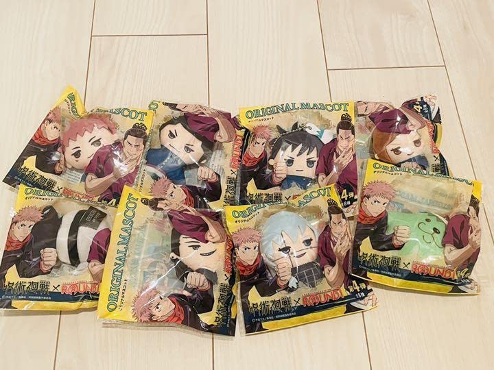 Amazon.co.jp: 呪術廻戦 ラウンドワン限定マスコット 第4弾 全種類8体