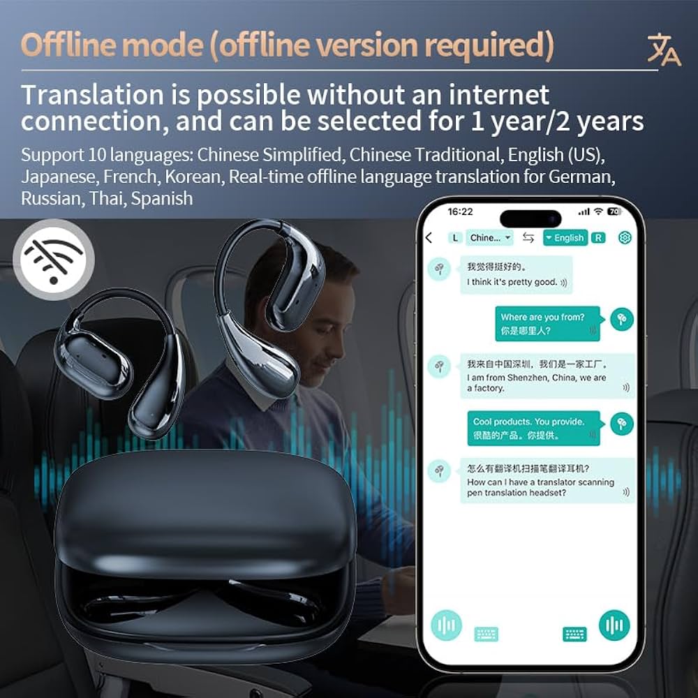 vormor13 VTrans AI Earphone 翻訳用イヤフォン VORMOR VTrans 翻訳ワイヤレスイヤフォン - メルカリ