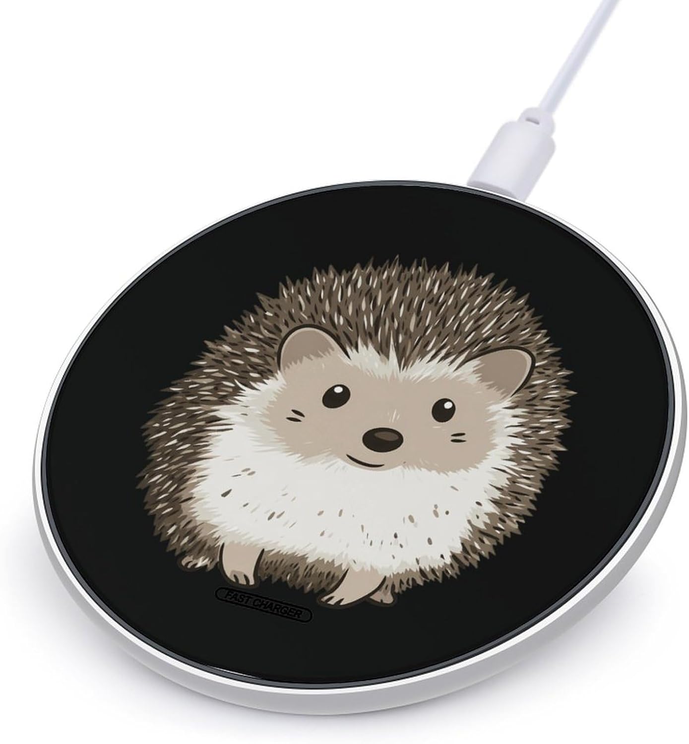 Cute Hedgehog Portable Phone Charger Charging Station Pad 10W