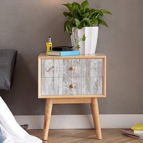 Miniatura 6 de Livelynine Papel tapiz de madera para pared, 17.7 x 276 pulgadas, papel tapiz autoadhesivo para tablón de anuncios de madera, rollos de papel de