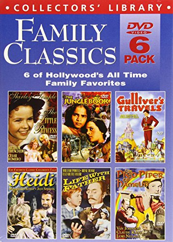 Family Classics Gullivers Travels / Jungle Book / Lassie: The Painted Hills / Life with Father / Little Princess / Pied Piper of Hamelin image 3