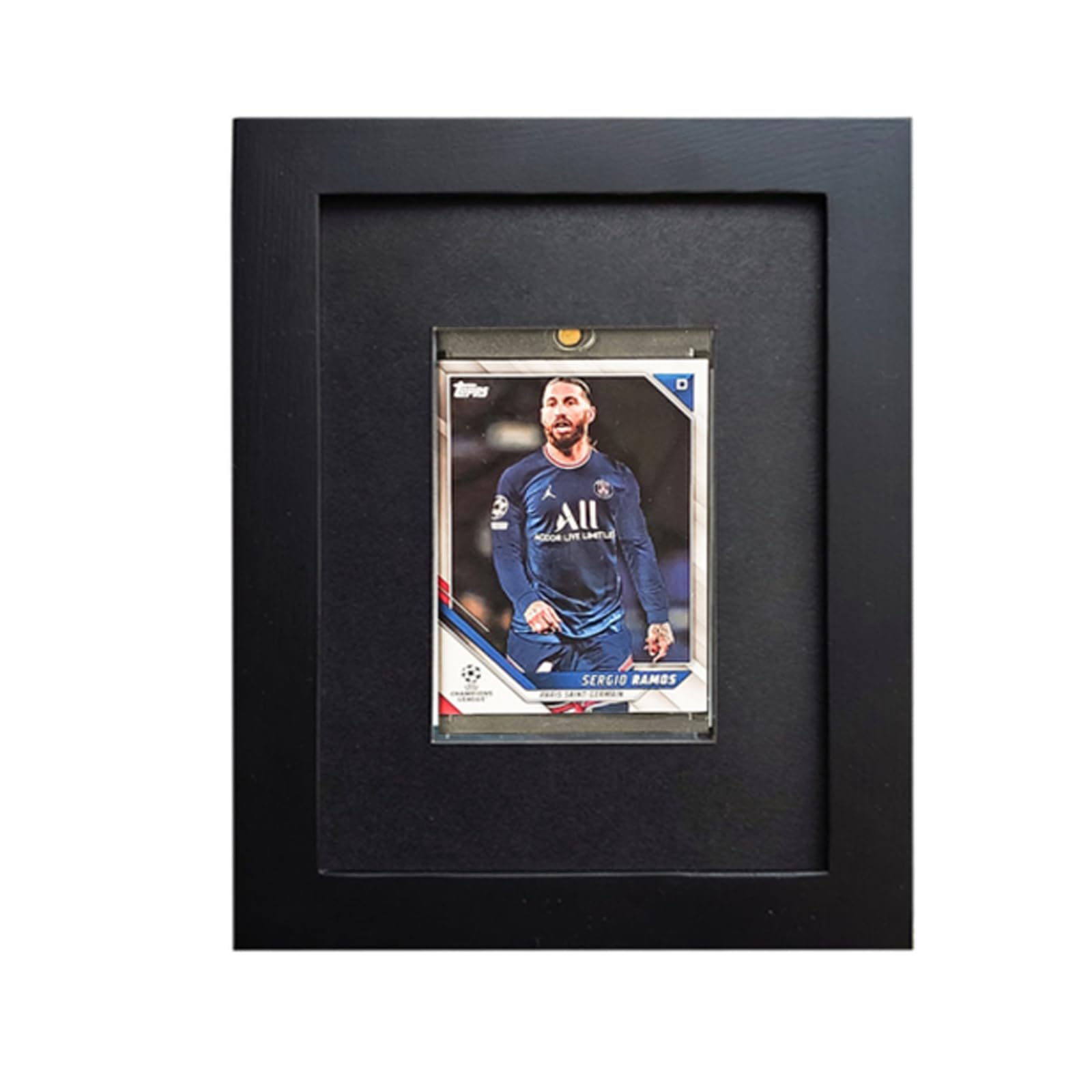 6"X8"Card Display Case,Baseball Card Display,Wood HD GlassTrading Card Display Case,for,Sports,Baseball,Basketball,Hockey(Black)