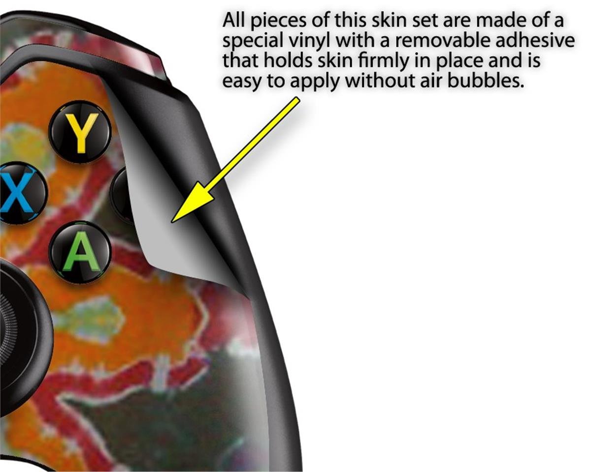 Tie Dye Star 103 - Holiday Bundle WraptorSkinz Decal Style Vinyl Skin Wrap compatible with XBOX One Original Console, Kinect and 2 Controllers (GAMING SYSTEM NOT INCLUDED)