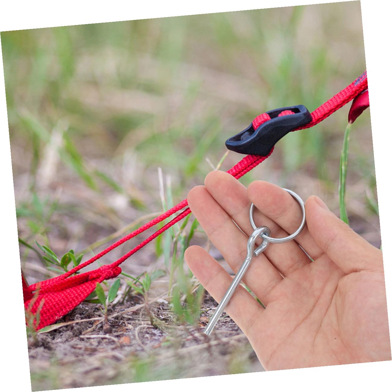 40pièces Kit De Réparation De Tente Connecteurs De Mâts avec Anneaux Et Broches De Remplacement Robustes Accessoires pour Camping Et Randonnée