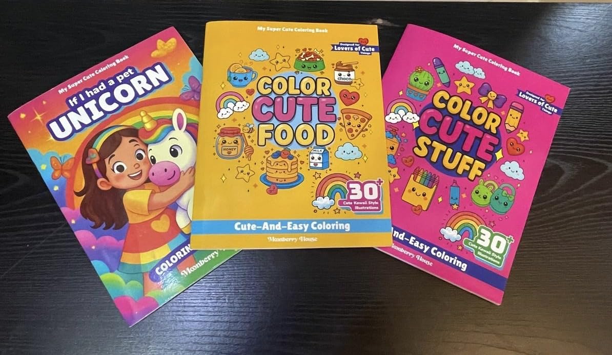 Buy Unicorn Coloring Book for Girls Ages 4-8 | 32 Cute Unicorn Coloring ...