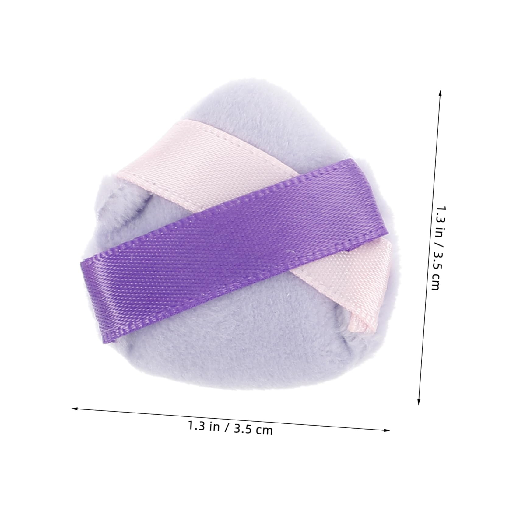 Healeved 3pcs Compact Foundation Powder Puff Set Triangle Heart Shape for Blending Cosmetics Travel Daily Use