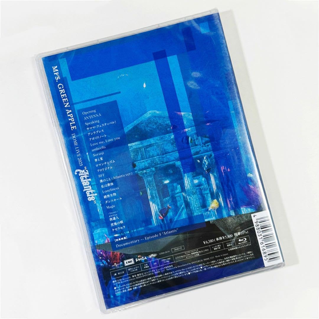 Amazon.co.jp: Mrs.GREEN APPLE Atlantis 通常盤 Blu-ray : おもちゃ