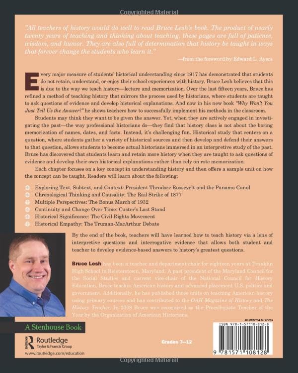 "Why Won't You Just Tell Us the Answer?": Teaching Historical Thinking in Grades 7-12 - Image 2