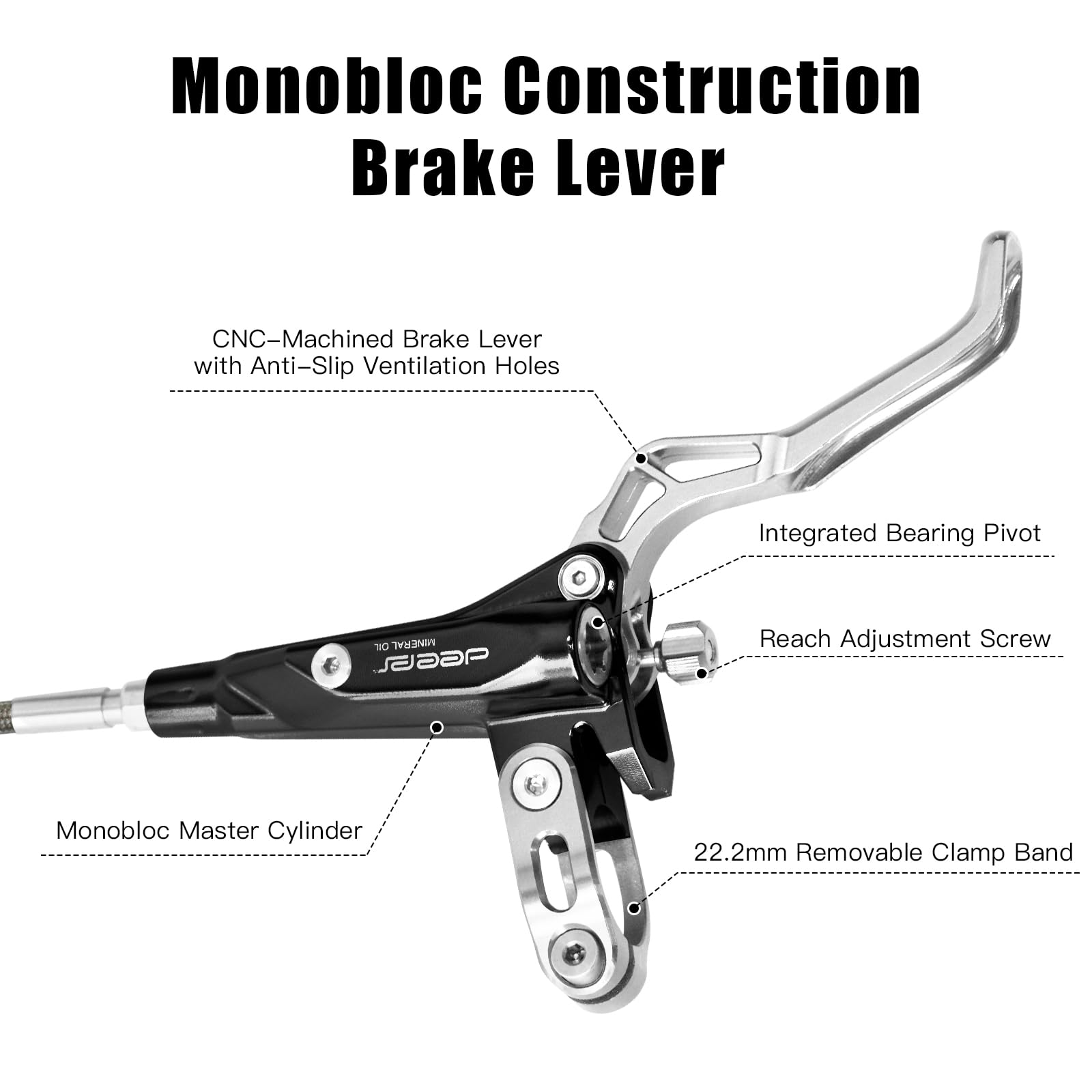 Amazon.com: ZTZ 4-Piston Hydraulic Brake Kit for Electric Dirt