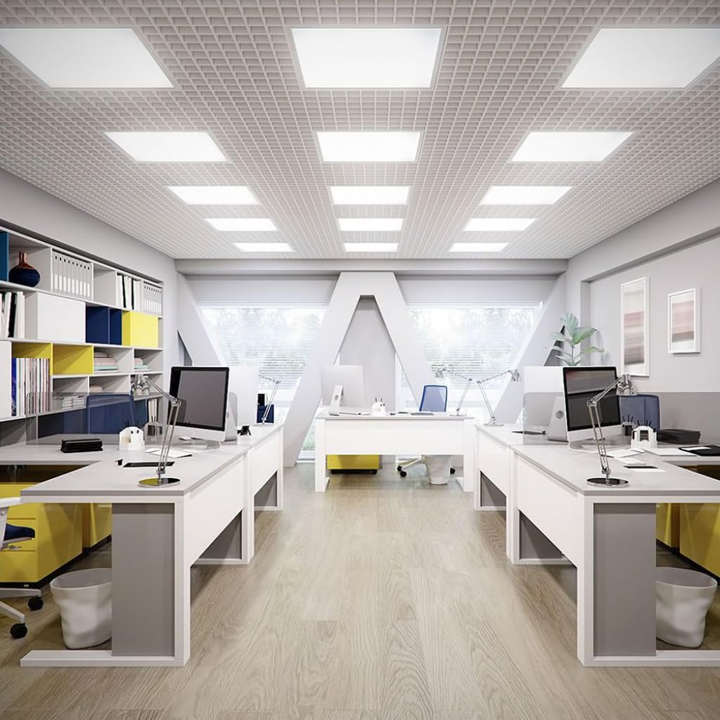 V-TAC VT-60036 Kit 10pz Pannello led smd 36W 60x60 da incasso 120lm/W alta luminosità luce bianco naturale 4000K confezione 10 pannelli - 10217