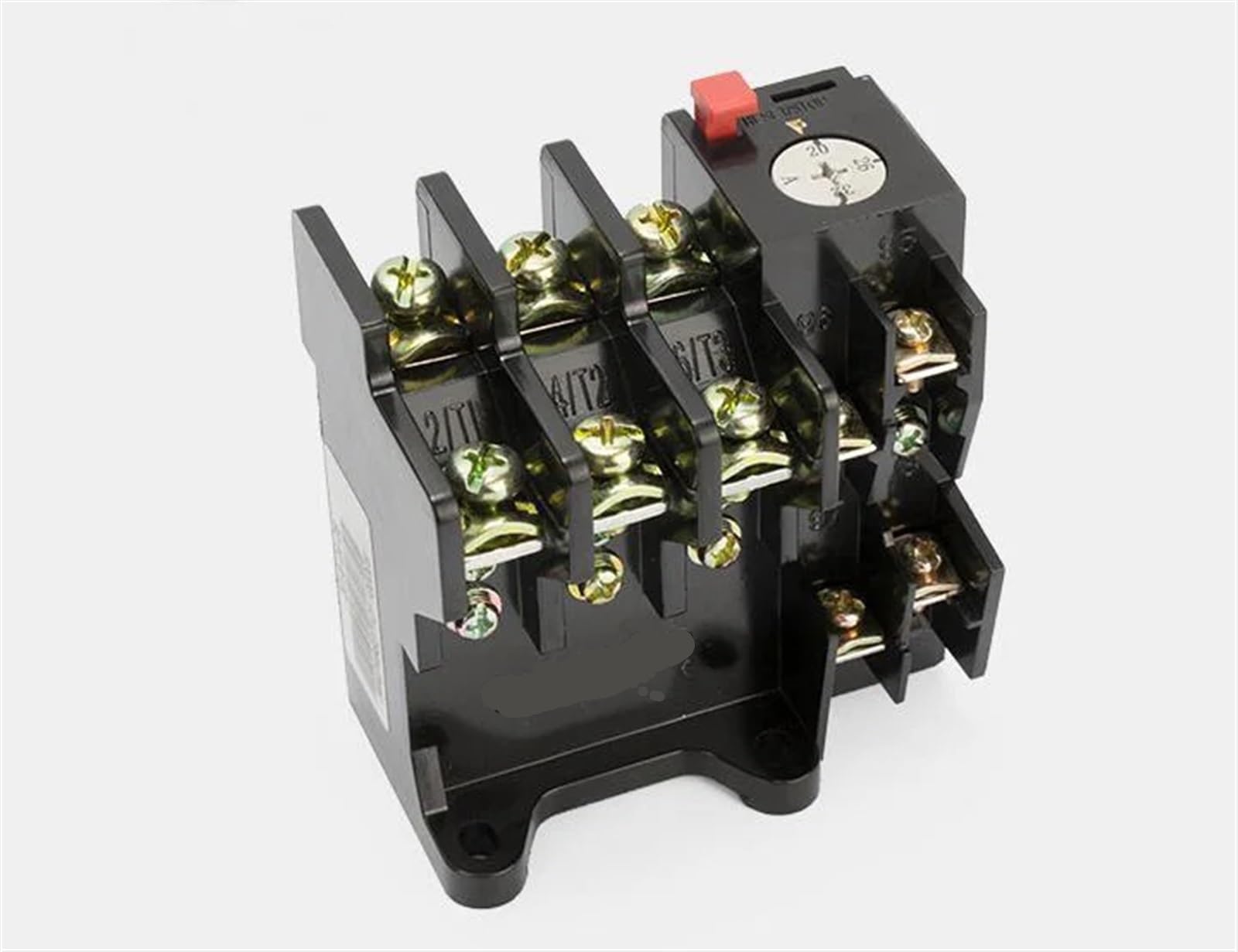 Thermal Relay Overload Protection Motor 380v Three-Phase Current Adjustable Temperature Overload Protector JR36-63 45A/63A 1Pcs(JR36-63 40-63A)