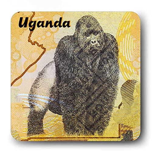 Giftcart Fridge Magnet in Uganda Souvenir 3.5 X 3.5 inch, Best Fridge Magnet, Magnet for Fridge Door, Stickers for Fridge Magnet, Souvenir Fridge Magnets, Animal Fridge Magnet