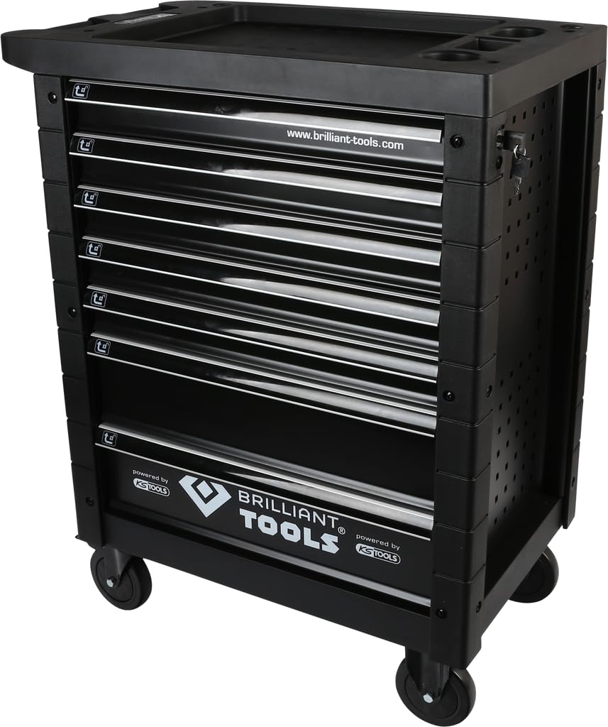 Brilliant Tools BT153473 Werkstattwagen mit 7 Schubladen und 473  