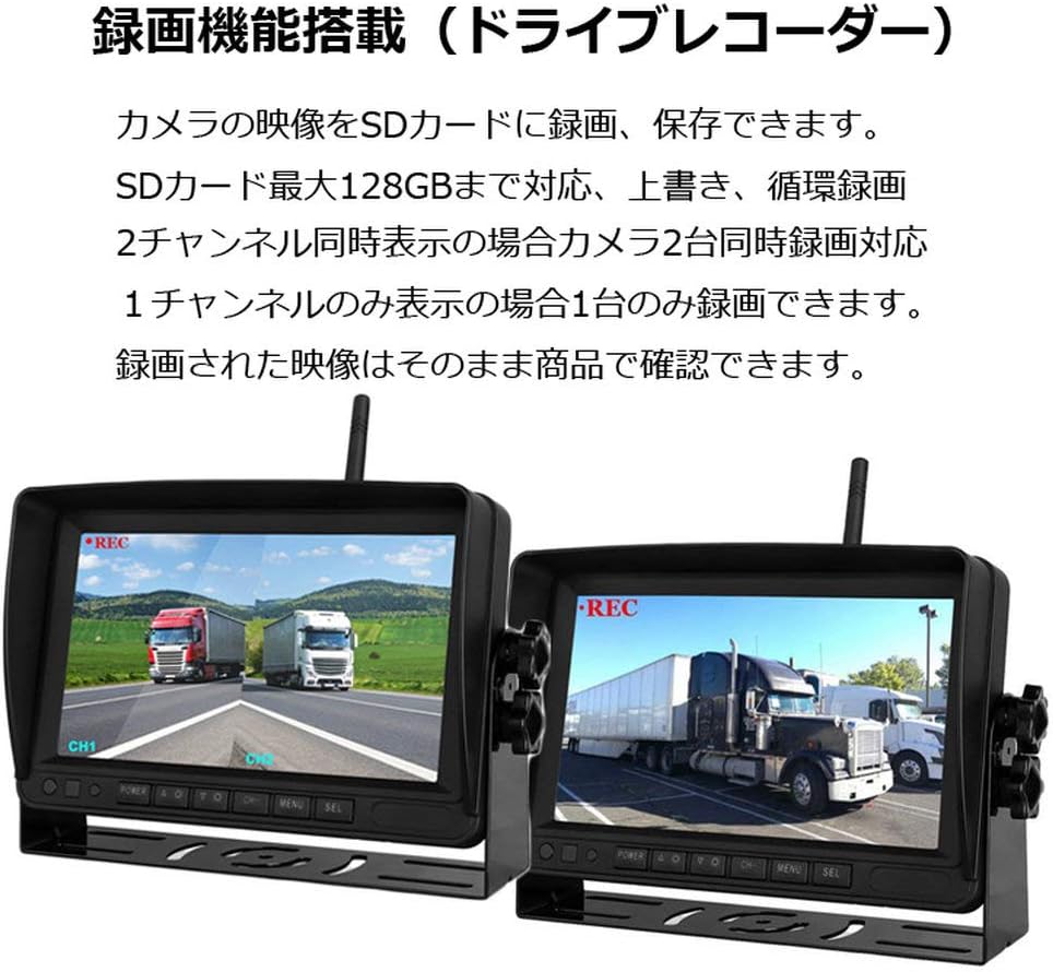 史上最も激安】 12 THANKO 12/24V対応ワイヤレス死角カメラ録画機能付