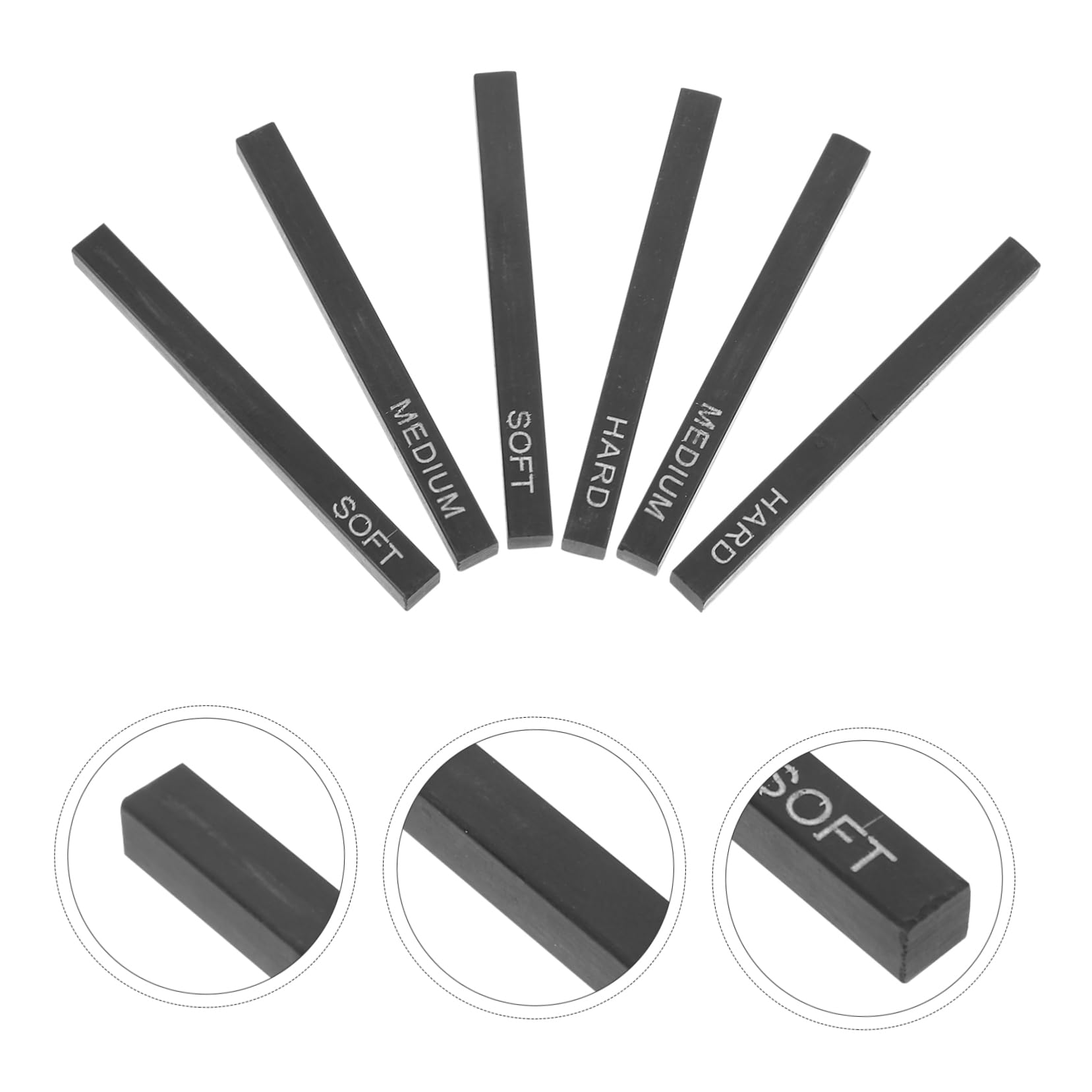 Operitacx 2sets Drawing Supplies Sketch Sticks Charcoal Pencils Easy to Use for Artists Beginners 6pcs*2