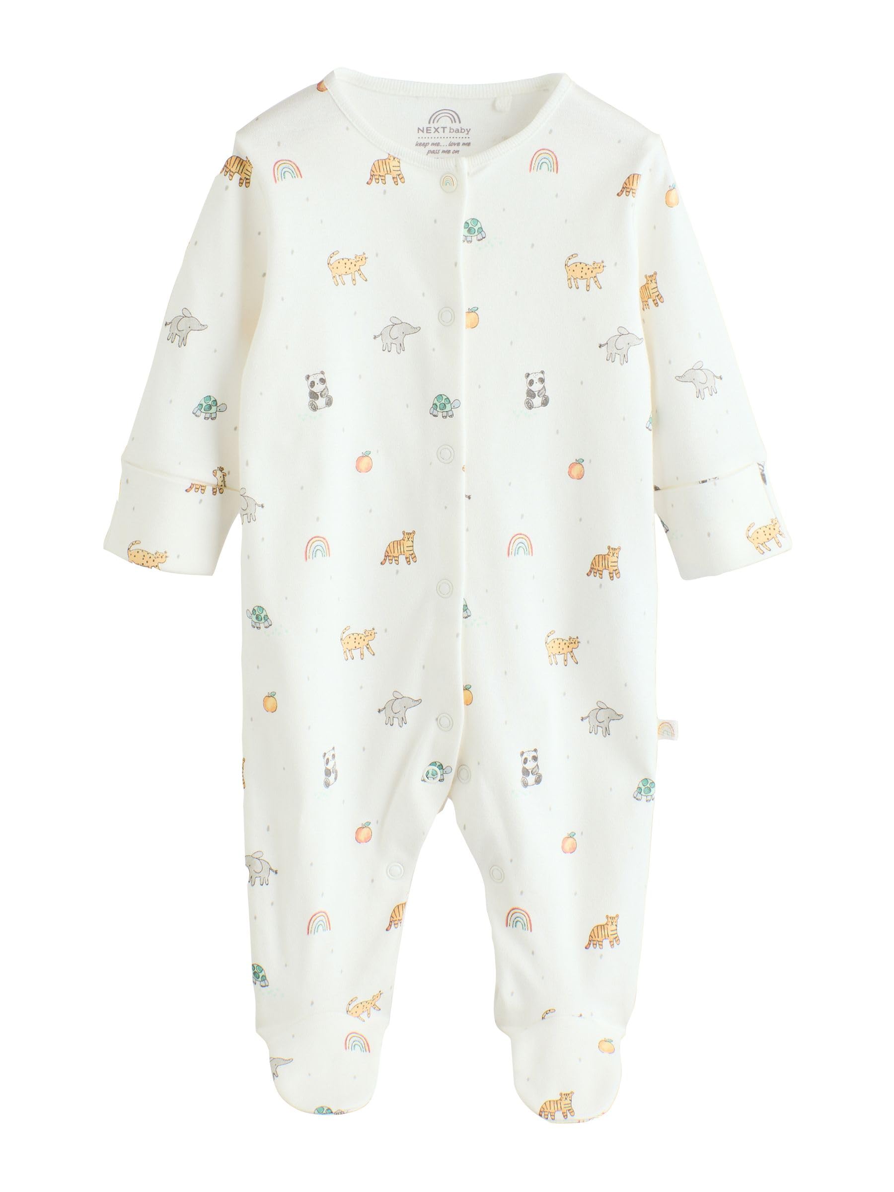 NEXT Bebé Pack de 3 Pijamas Tipo Pelele