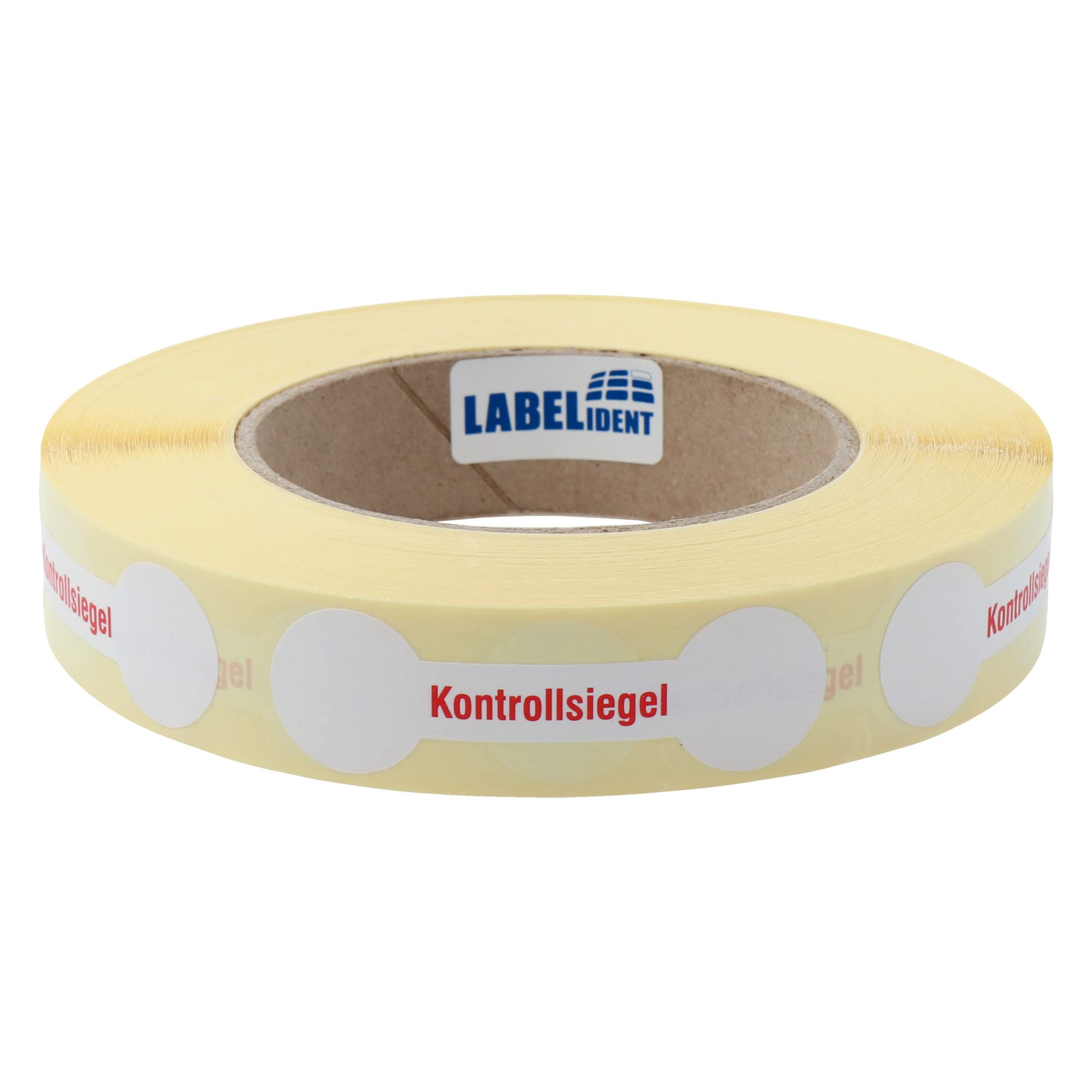 Labelident Siegeletiketten 70 x 21 mm - Kontrollsiegel - 1.000 Papier Sicherheitssiegel als Verschlussetiketten auf Rolle