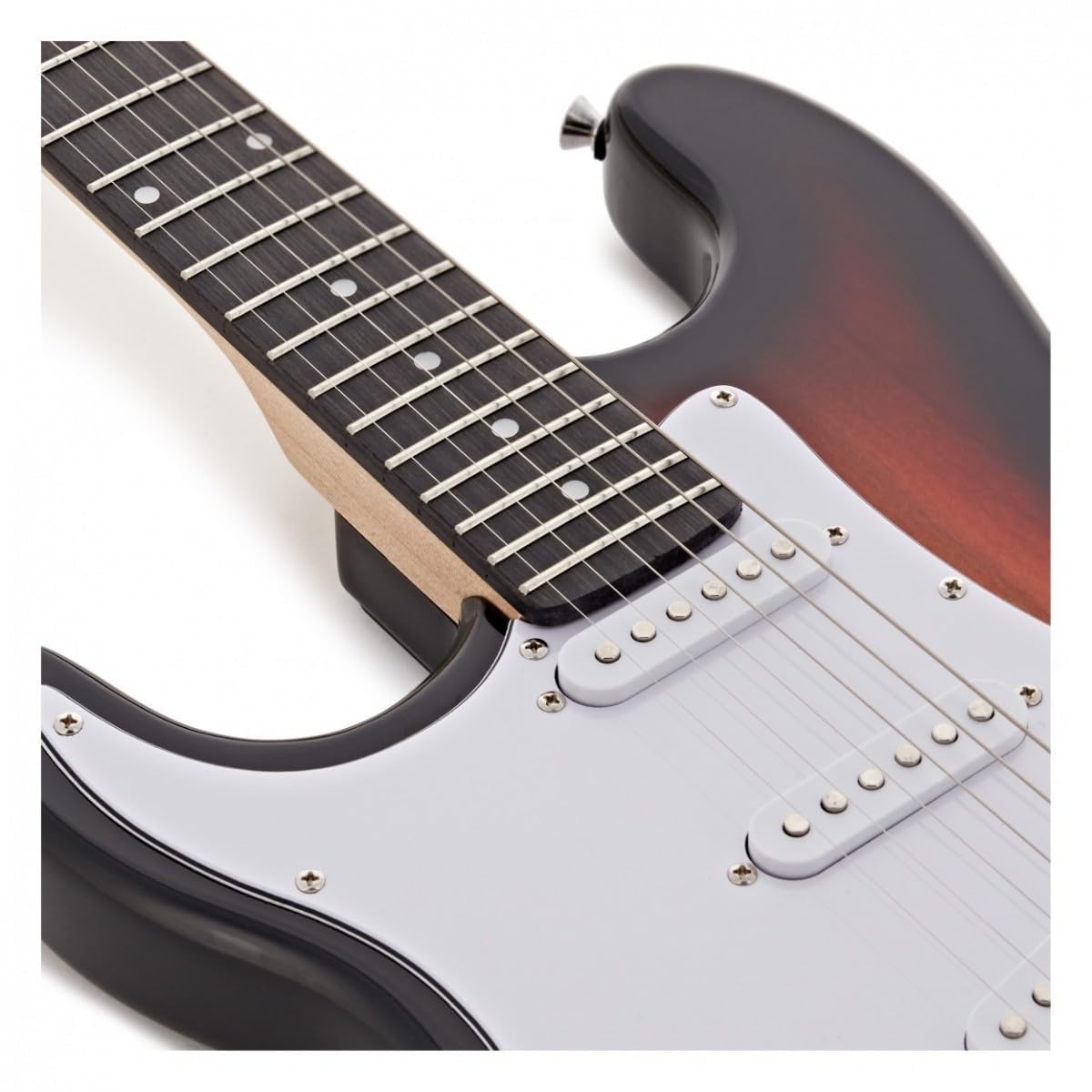 Gear4music Gaucher Taille standard Guitare électrique LA Series, Sunburst
