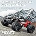 Hosim 1:14 Scale 36+ kmh Remote Control RC Car G172, High Speed Racing Vehicle Waterproof Radio Controlled Off-Road 2.4Ghz RC Electronic Hobby Truck for Kids Adults(Black Red)