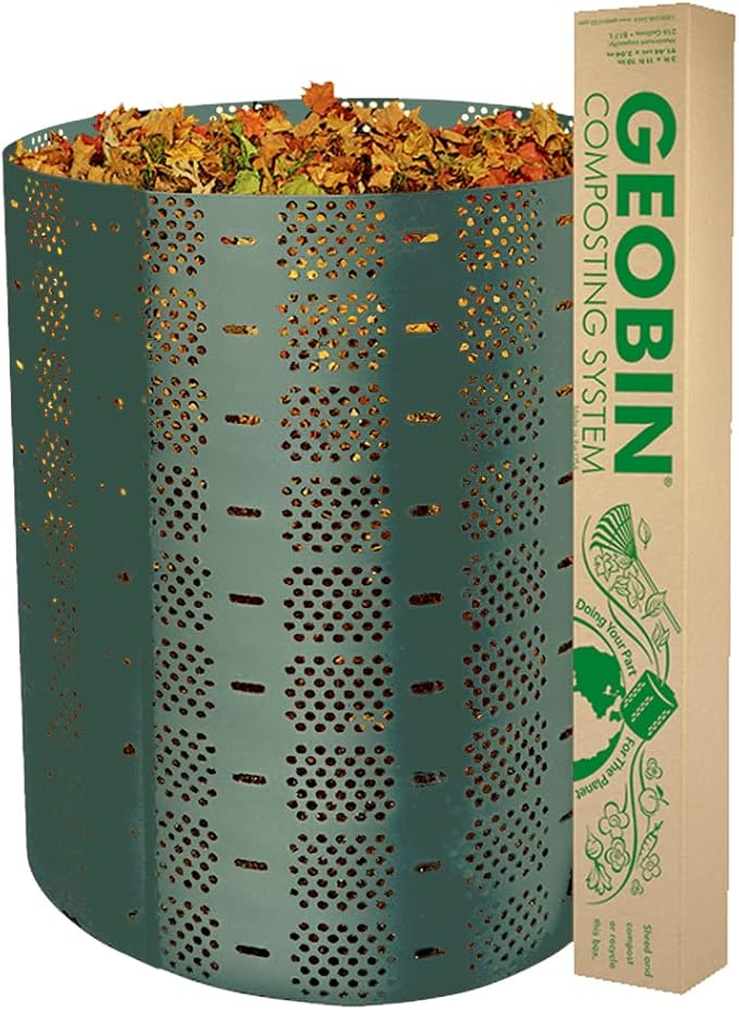 Compost Bin by GEOBIN - 246 Gallon, Expandable, Easy Assembly, Made in The USA (Green)