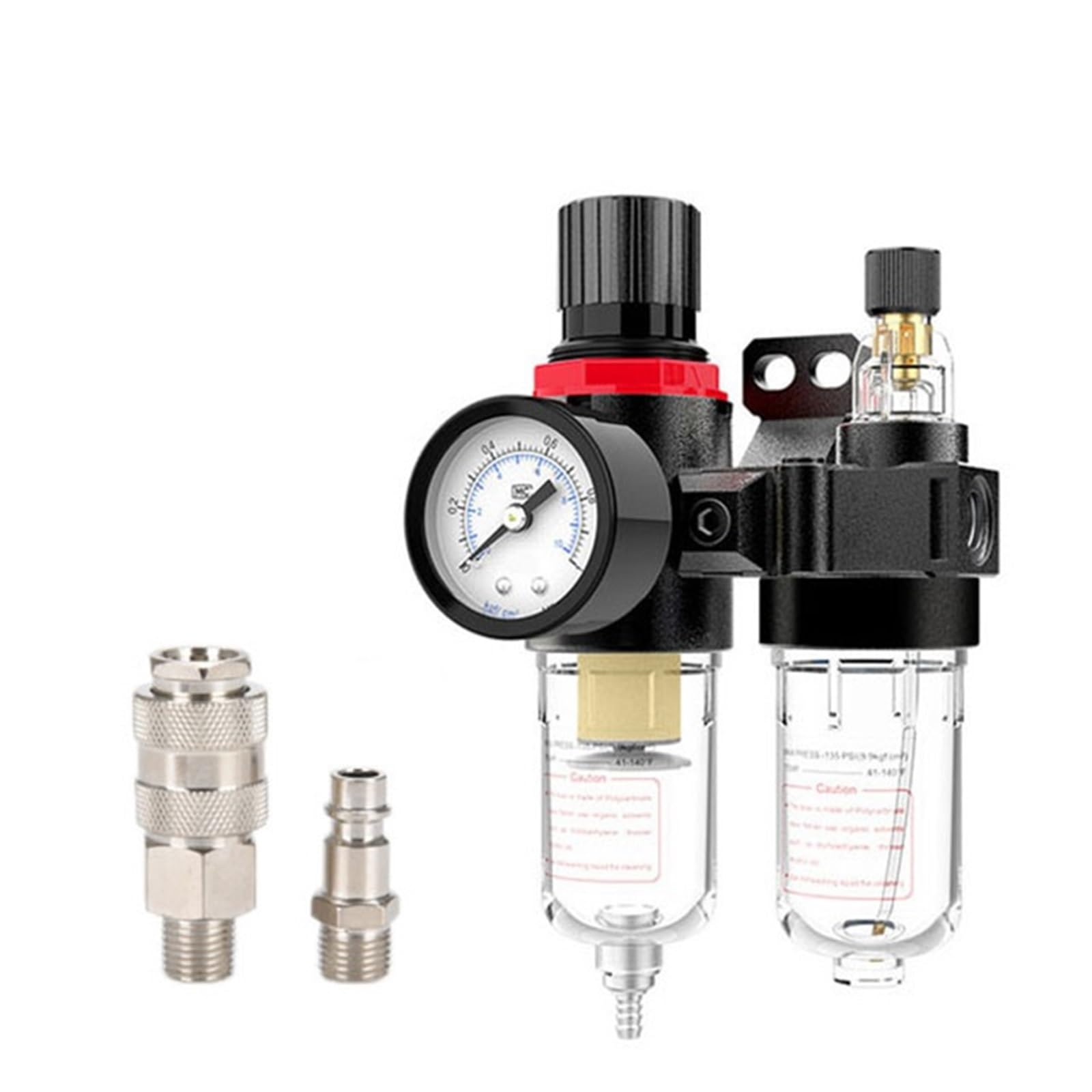 AFC2000 1/4 Sprężarka Oleju Separator Wody Regulator Pułapki Filtr Airbrush Reduktor Zawór Redukcyjny Ciśnienie(Afc2000)