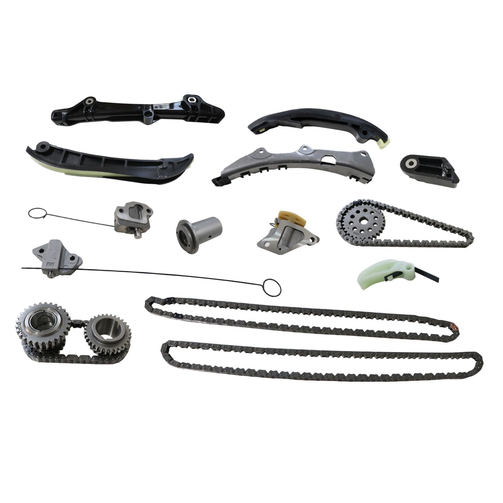 Priprilod Timing Chain Kit Compatible with Maserati Ghibli Levante Quattroporte 3.0TT V6 2013-2017# 276581 339037 339038 276590 299671 299501 299140