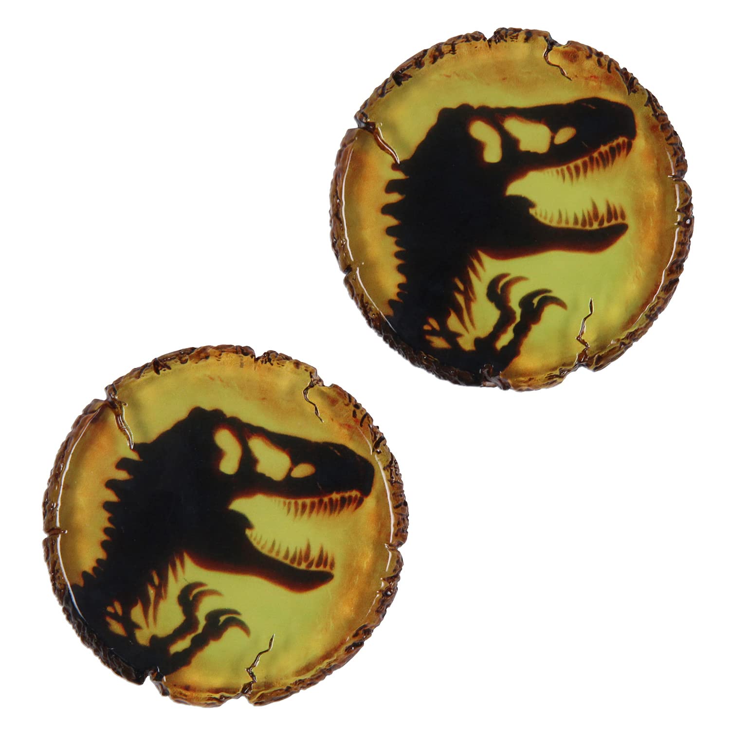 Amazon｜ジュラシックパーク T-Rex 琥珀樹脂ドリンクコースター2