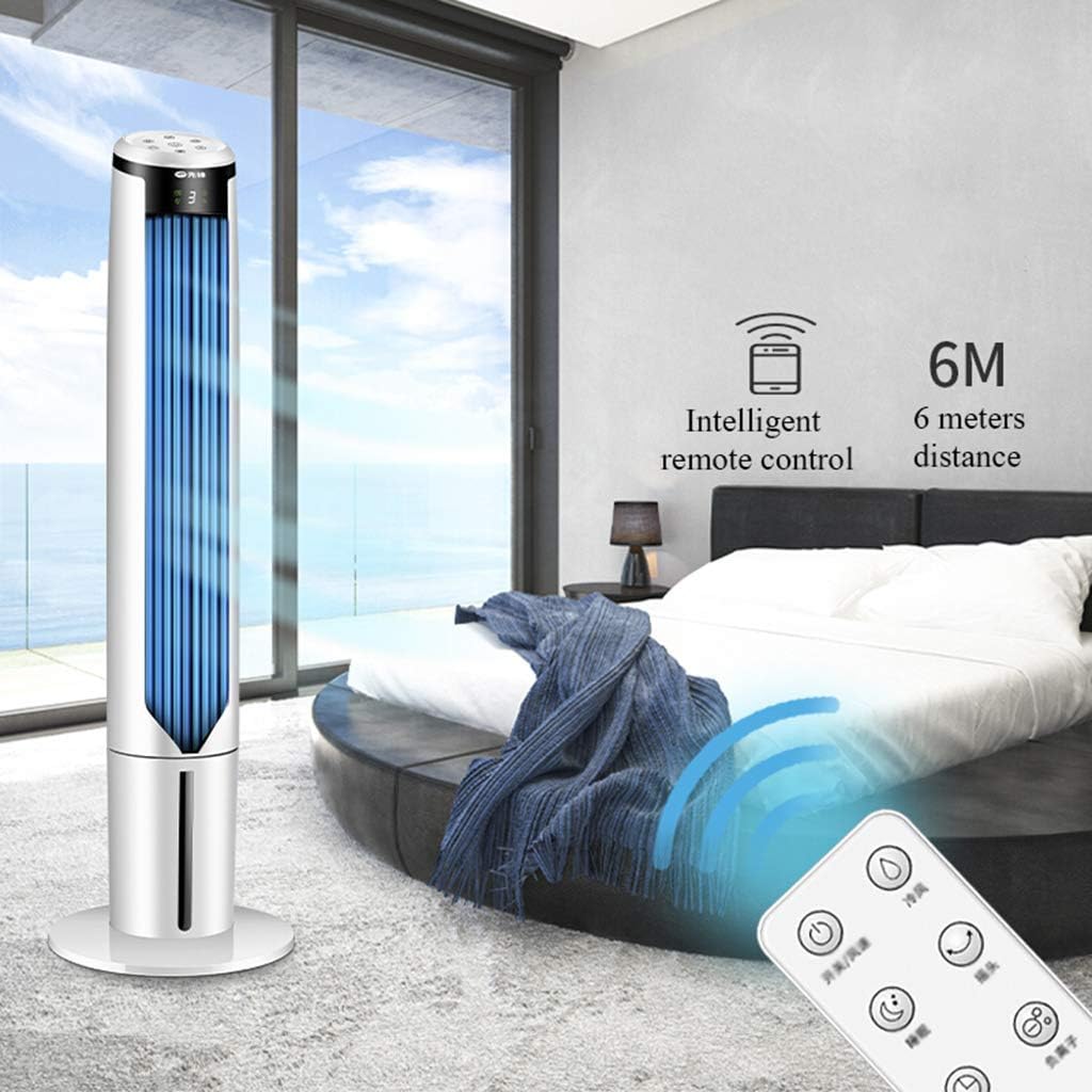 Tower Air-Conditioning Fan Remote Control Function Negative Ion Purification/Water Cooling/Energy-Saving Mute LED Display Home/Dormitory/Office