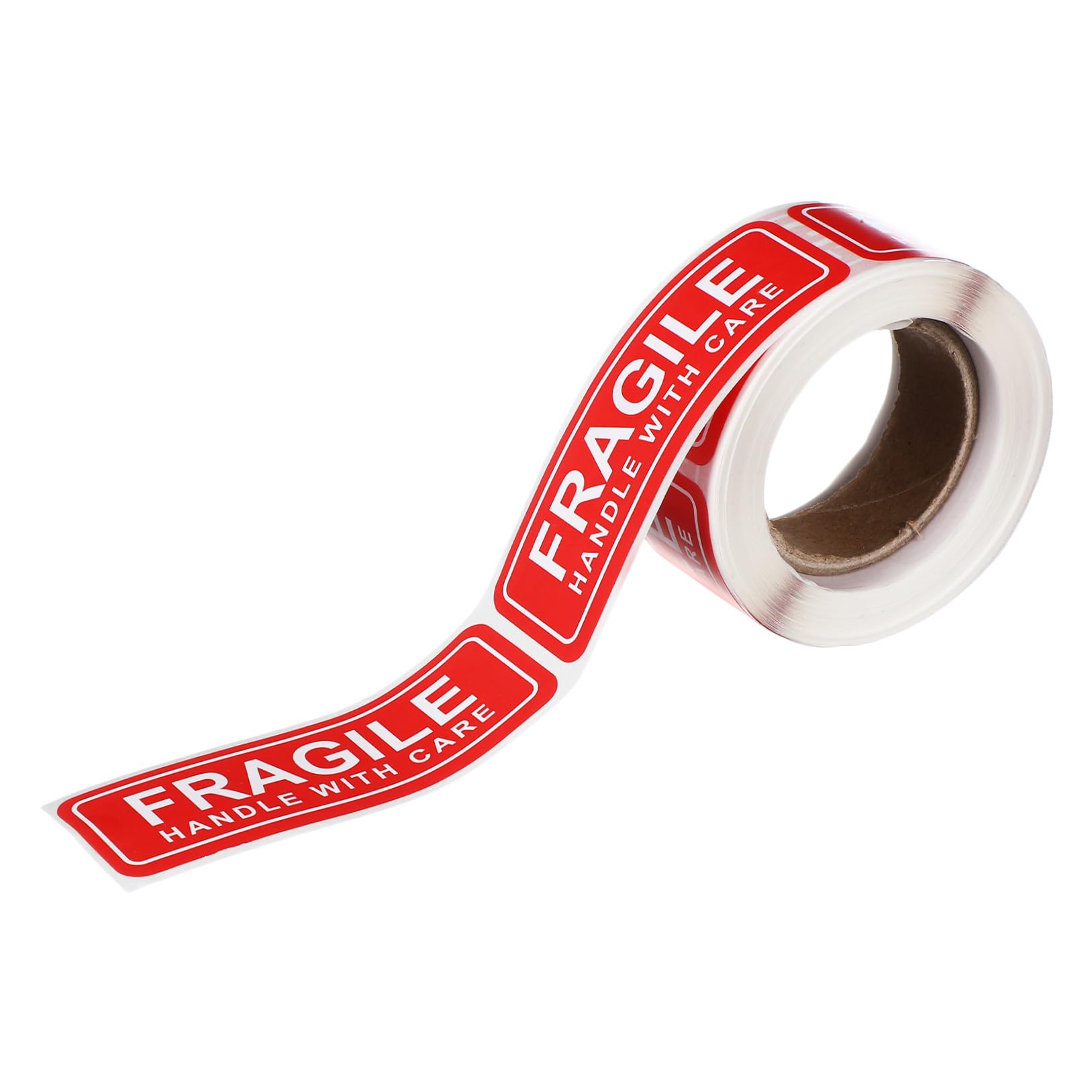 SHINEOFI 10 Ensembles Autocollant D'étiquette Protecteurs Autocollant Fragile Pince Étiquettes Collantes Étiquettes Mobiles Pour Boîtes Étiquettes De Nom Route Pas Papier Rouge 150pcs * 10