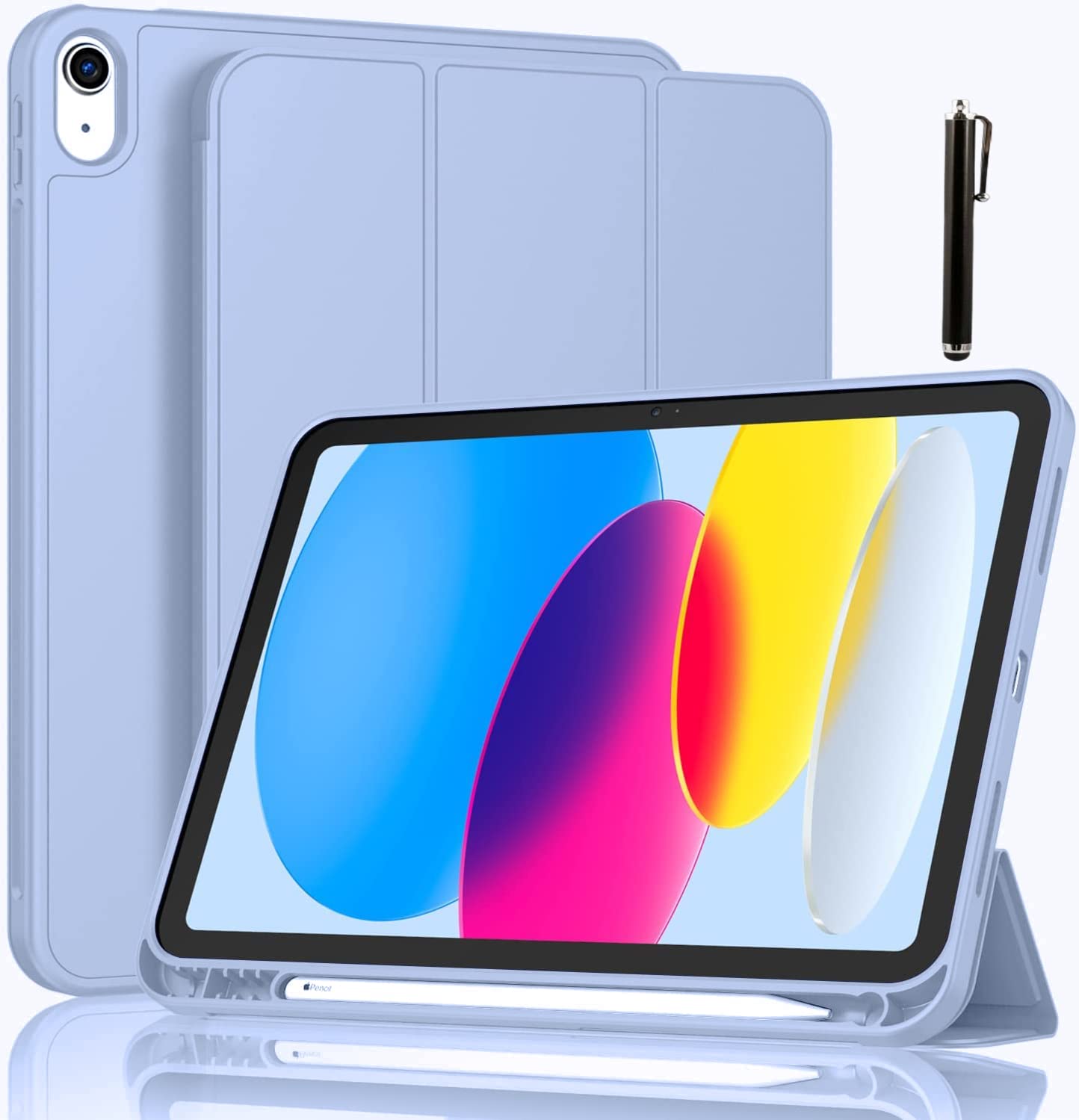 ProElite Smart Case for iPad 10th Generation 2022 [Auto Sleep/Wake Cover] [Left Side Pencil Holder] [Soft Flexible Case with Stylus ] Recoil Series - Purple (B0BQZYB7GY) Amazon Price History, Amazon Price Tracker