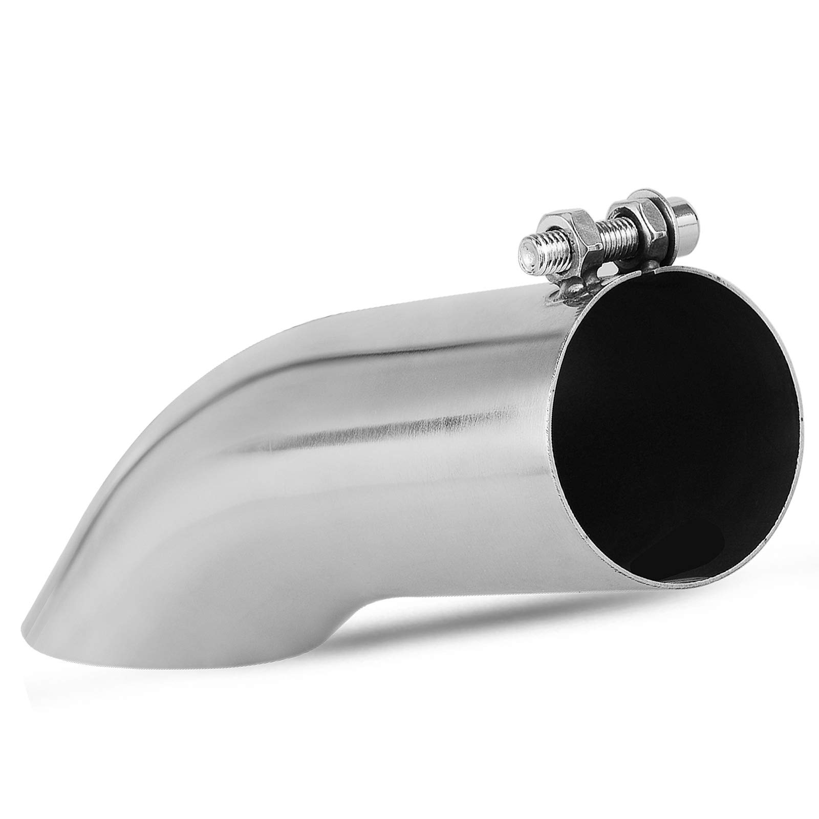 Buy AUTOSAVER88 2.25 Inch Inlet Turn Down Exhaust Tip, 2.25" x 2.25" x