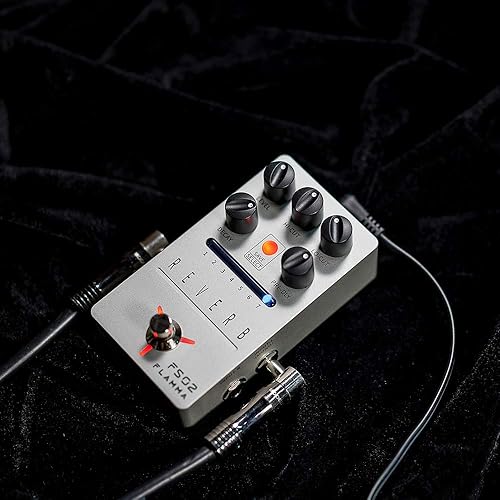 Miniatura 8 de FLAMMA FS03 - Pedal de efectos de guitarra con delay estéreo digital, bucle, 6 efectos de delay almacenables preestablecidos, Tap Tempo, Trail On,