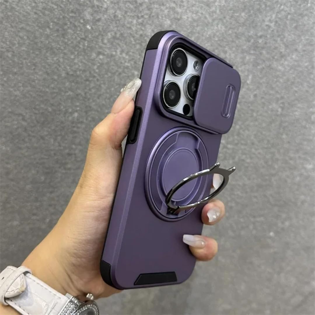 Coque Renforcée iPhone 14 Pro Max avec Anneau Magnétique et Cordon Chic - 7