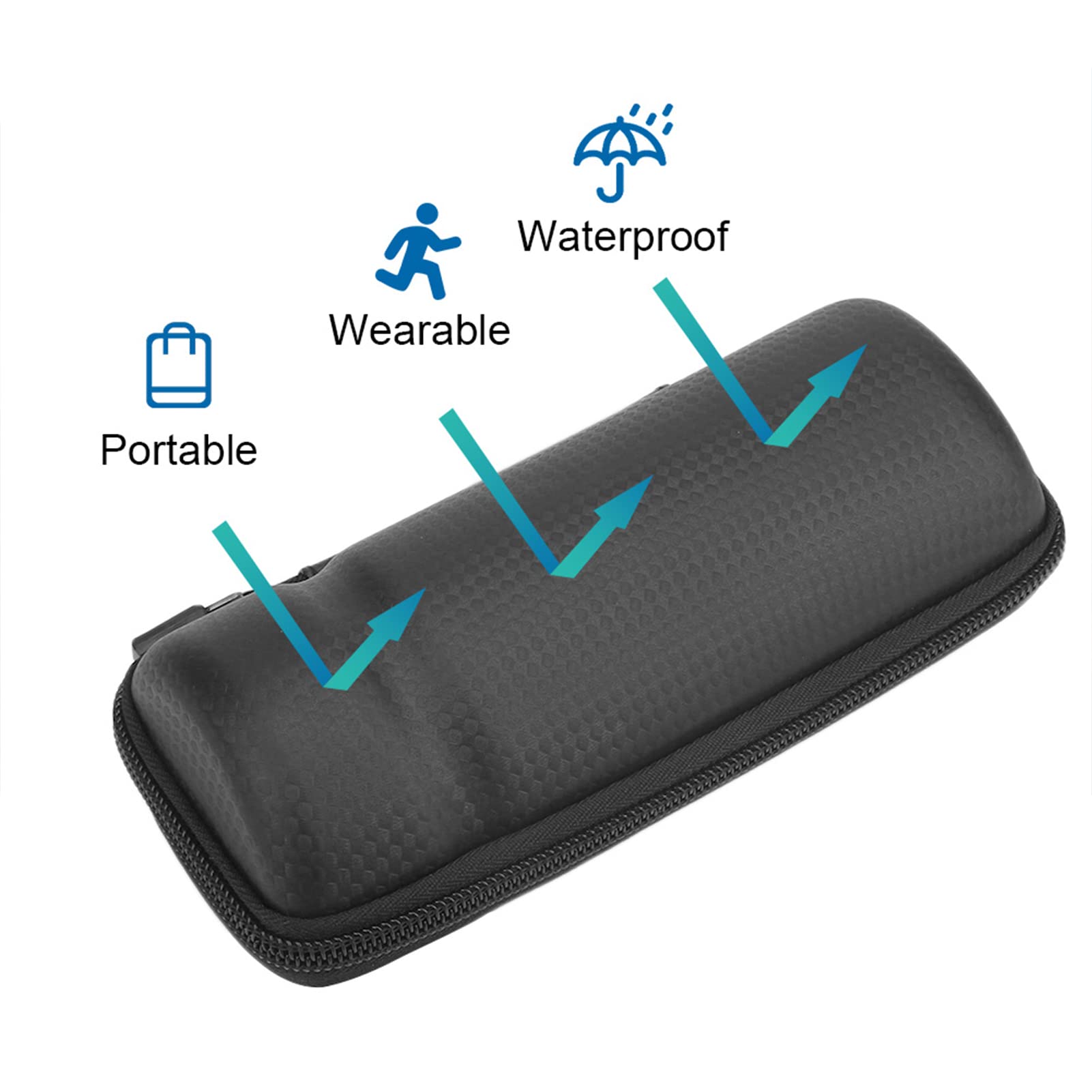 BOROCO Boîte à Outils Pour Vélo En Forme De Bouteille, Multifonction, étanche, Kit De Réparation De Vélo De Montagne, Sac De Rangement Pour Vélo De Maintenance, Noir