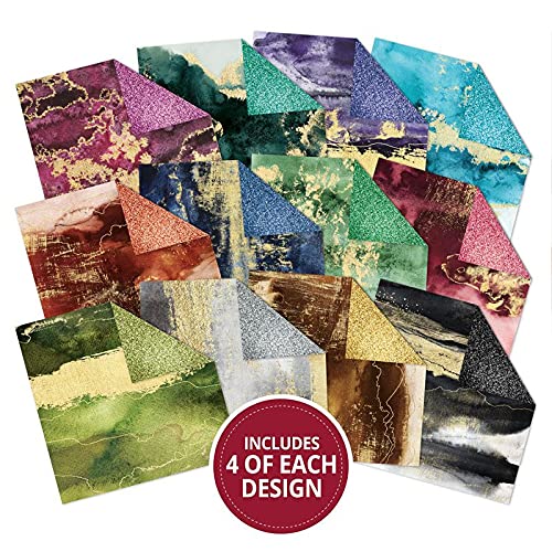 Hunkydory Crafts Duo Design Paper Pad - Gilded Inks & Glitteresque - 8"x8" - Image 2