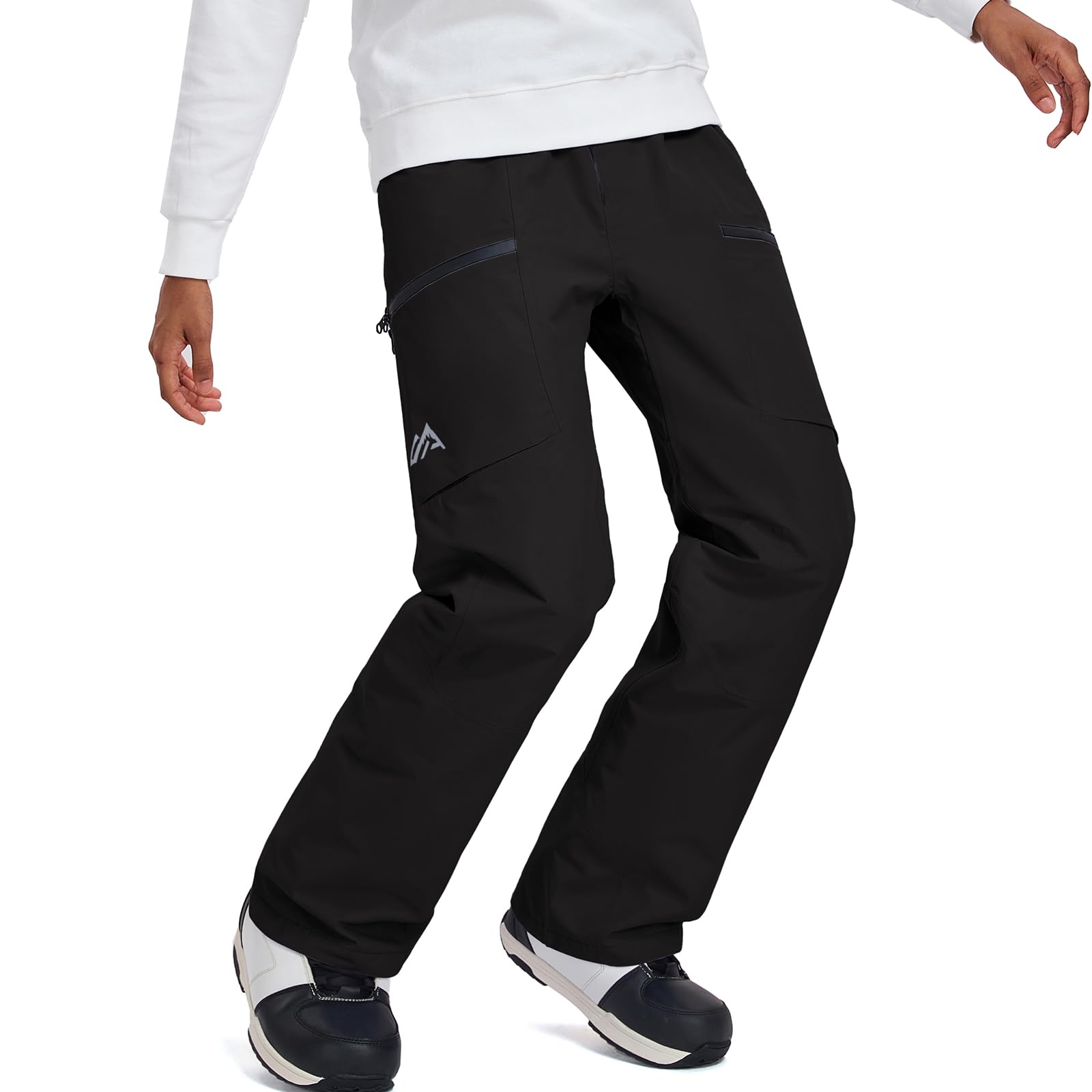 HOTIAN Damen Skihose Schneehose Wasserdicht Winddicht Hosenträgerhose Atmungsaktive Outdoorhose Winter Warme Snowboardhose Skilanglaufhos
