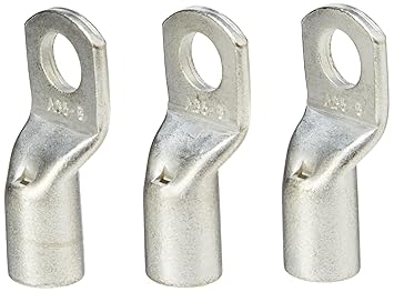 CDL Micro 10 x Pack 35mm2 x 8mm 35mm x M8 Battery Winch Crimp Terminal fits 2 AWG Wire Cable Leads