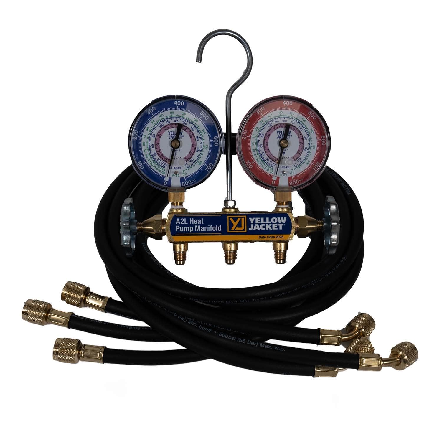 Amazon.com: Yellow Jacket 42046 2-Valve A2L Heat Pump Manifold