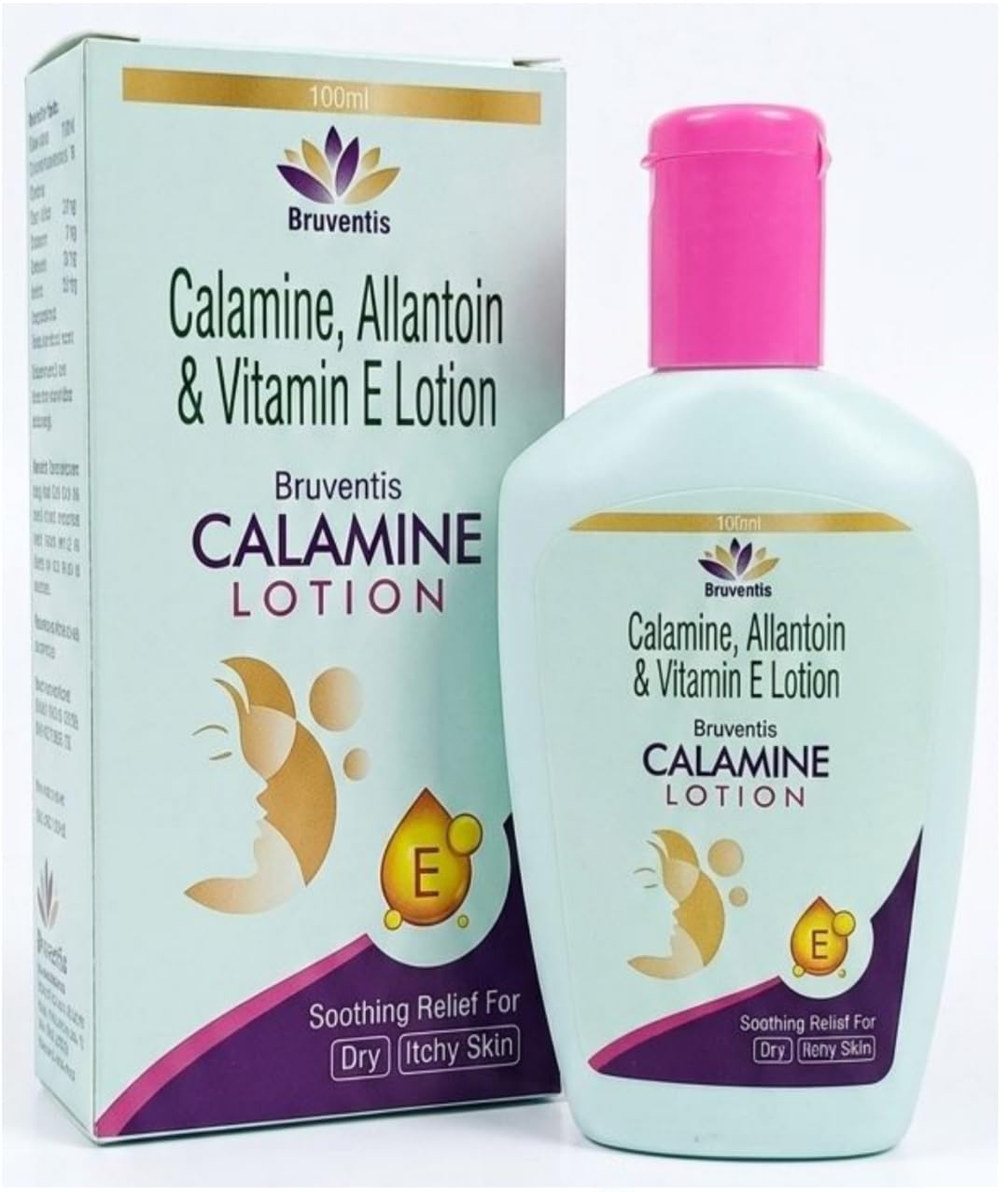 Bruventis Calamine Lotion with Allantoin and Vitamin E for Dry, Itchy Skin, 100ml pack of-1-image-33