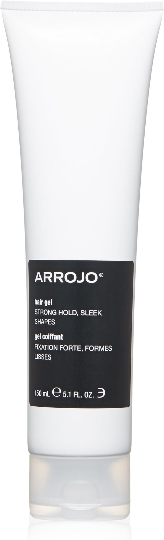 ARROJOHair Gel for Short Hair, 1.7oz – No-Flake Styling Gel with Vitamin B5 – Strong Hold, Pliable Finish, Non-Sticky for Sleek & Modern Hairstyles
