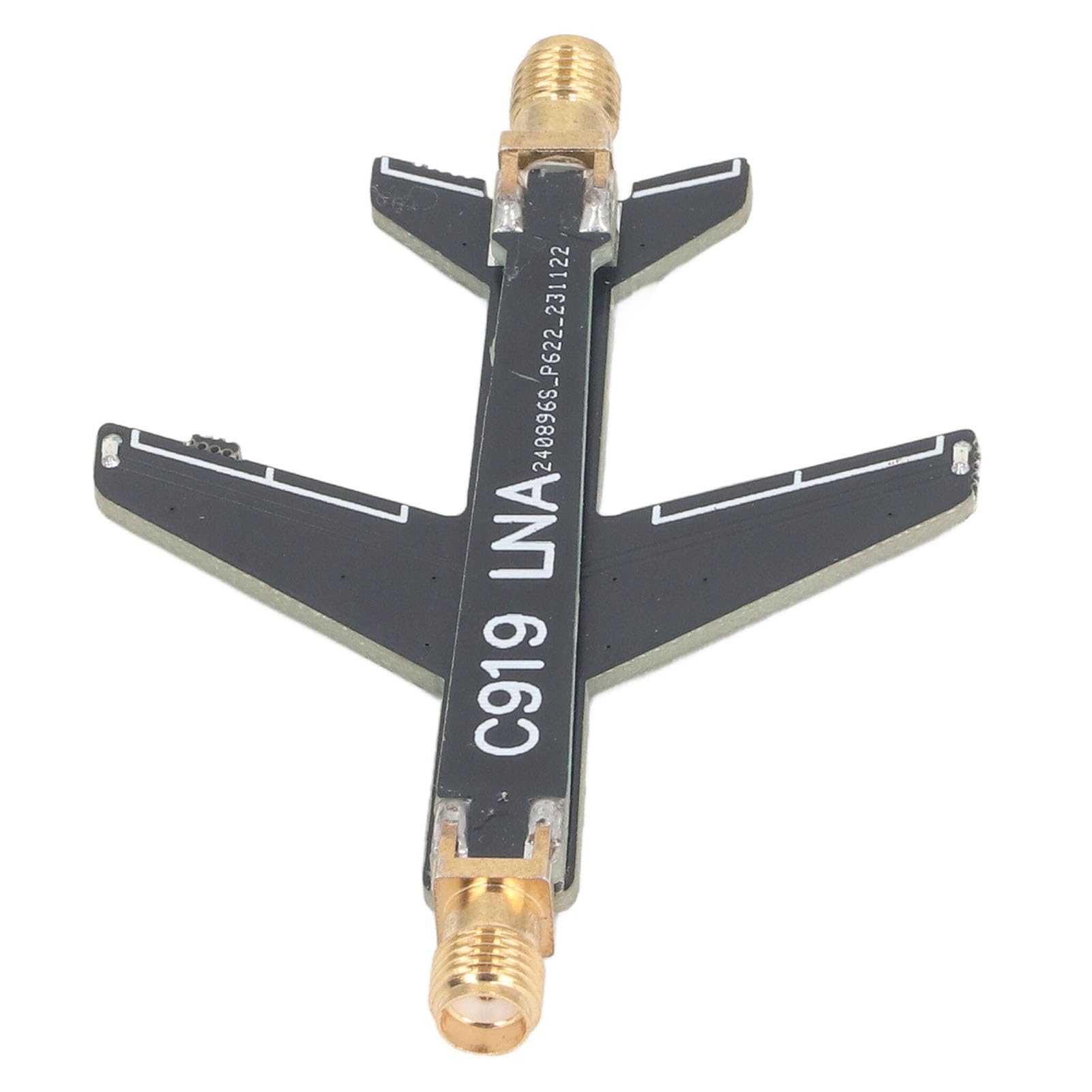 Amplificador de bajo ruido, ganancia de 20 dB, módulo LNA SMA hembra de 10 kHz‑6 GHz para amplificación de señales FM, sistemas de recepción GPS y EMC con impedancia de 50 Ω y dise