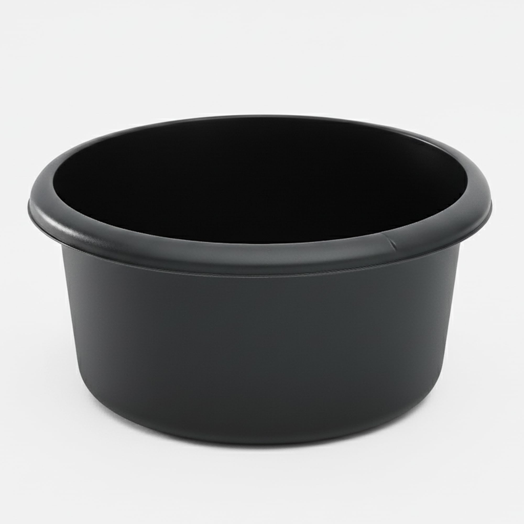 Besto Black Washing Up Bowl For Sink | 4 Liter Small Round Kitchen Sink Bowls | Wash Up Basin Bowl For Kitchen Sinks