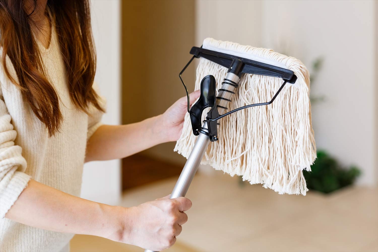 わわ 専用 Amazon.co.jp: 山崎産業 清掃用品 モップ スペア 替糸 C-2 #8 幅24cm