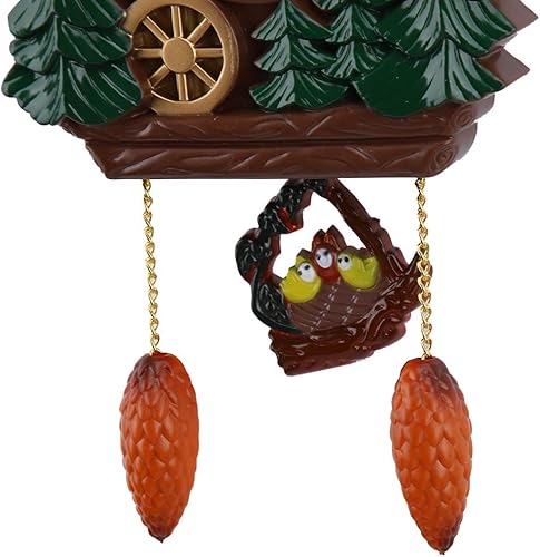 Miniatura 5 de Reloj de cuco decorativo, reloj de pared, decoración del hogar, para habitación de niños para horario de niños