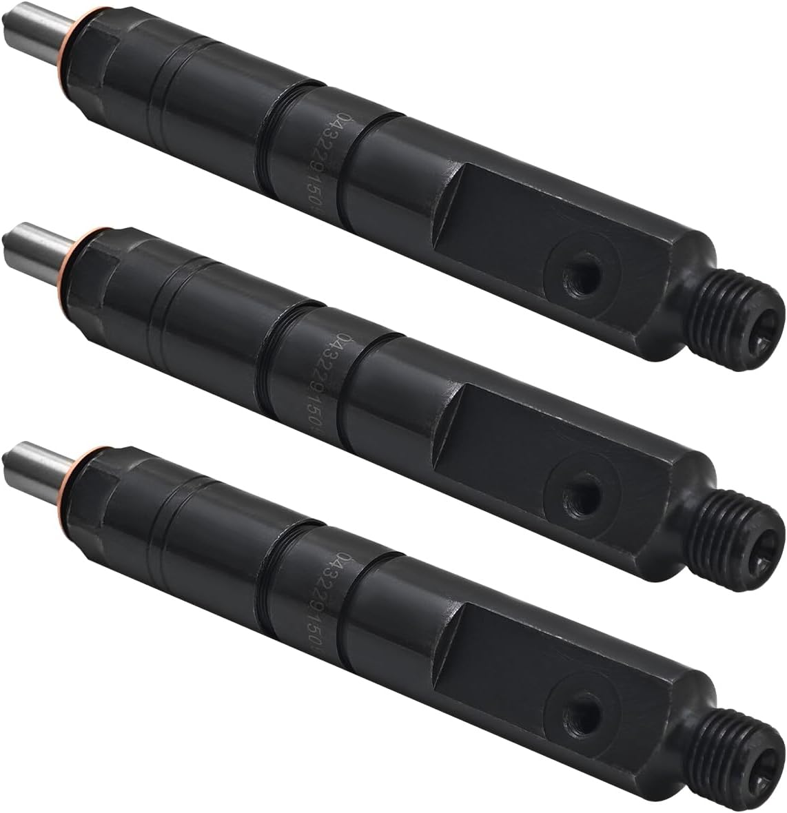 500307714 3pcs Fuel Injector Compatible with Case IH JX Series Models Fit for New Holland LB LM TD TK TL TT LW Series Modles Compatible with Iveco Fiat 8035 8045 8065 Replace 0432291509 1103-3224