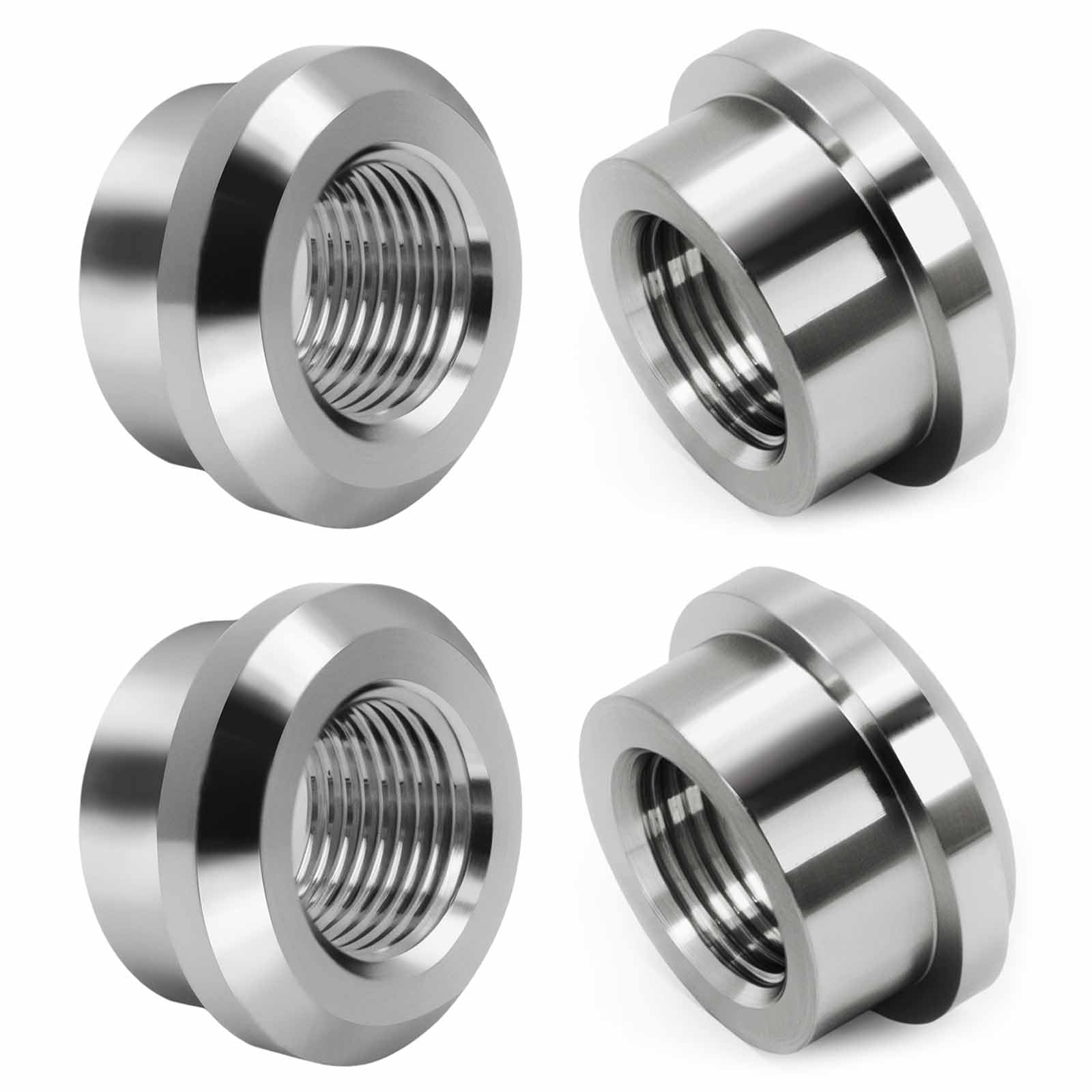 CNRAQR Aluminum 3/8" NPT Female Weld on Bung Weldable Fitting 4PCS