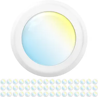 Sunco 48 Pack 6 Inch LED Disk Lights, Flush Mount Ceiling Light Disc, Recessed Can Lighting, 850 LM, 12W (65W Equivalent), Selectable CCT 3000K/4000K/5000K/6000K/6500K, Dimmable, Damp Rated ETL.