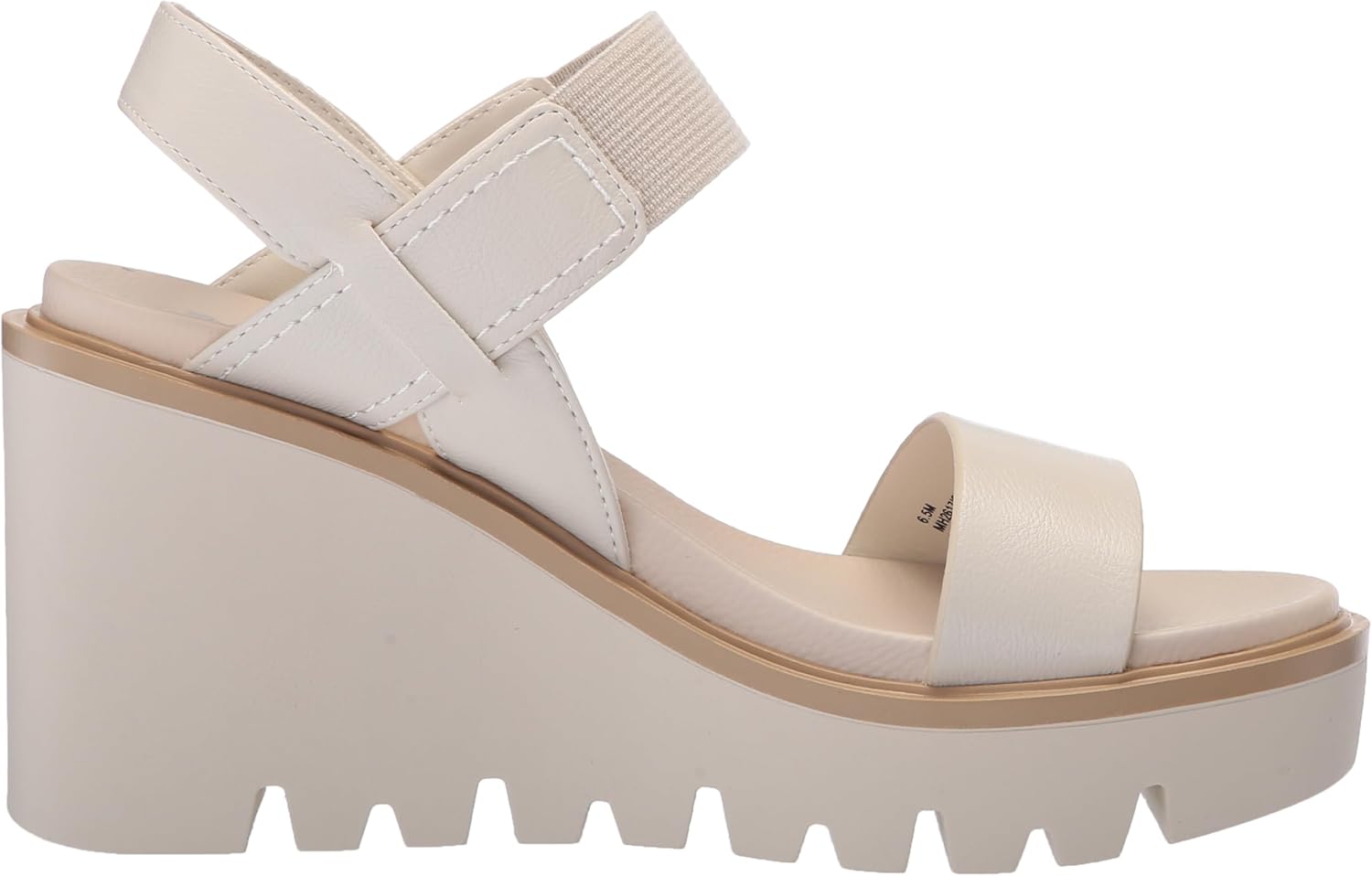 2点セット MIA レディース Ciji ウェッジサンダル, エクリュ, 24 アエラ