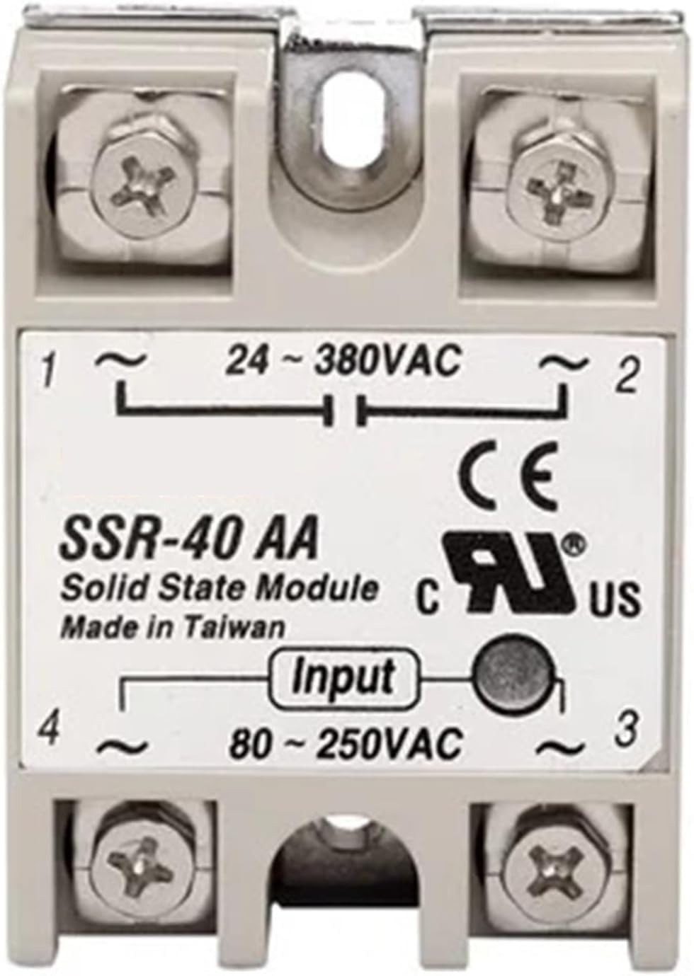 SSR AC-AC commutation silencieuse relais statique 40A sans usure mécanique